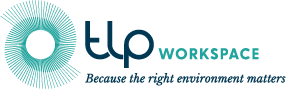 TLP Workspace logo with strapline